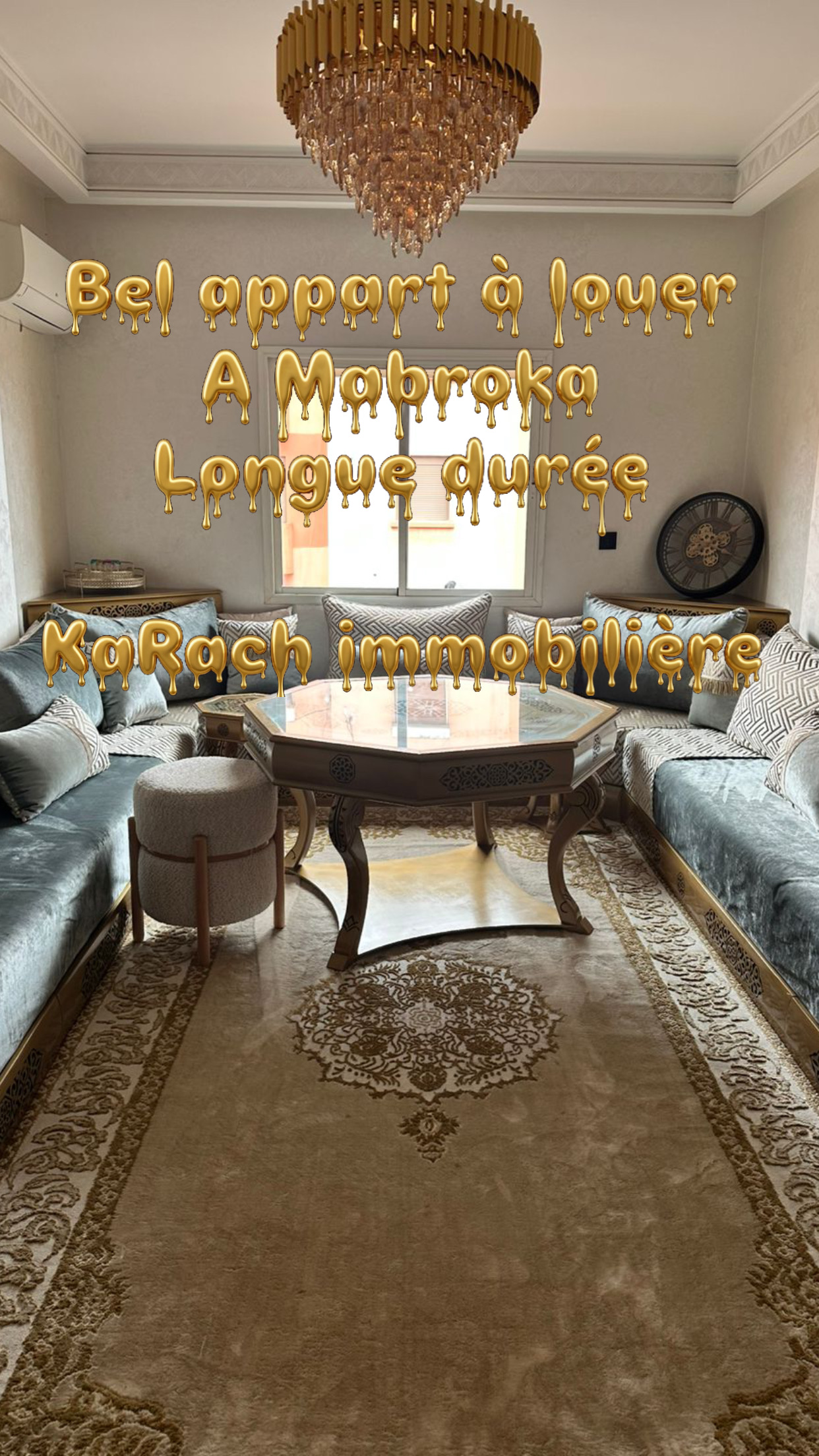 À louer appartement à mabroka longue durée 
